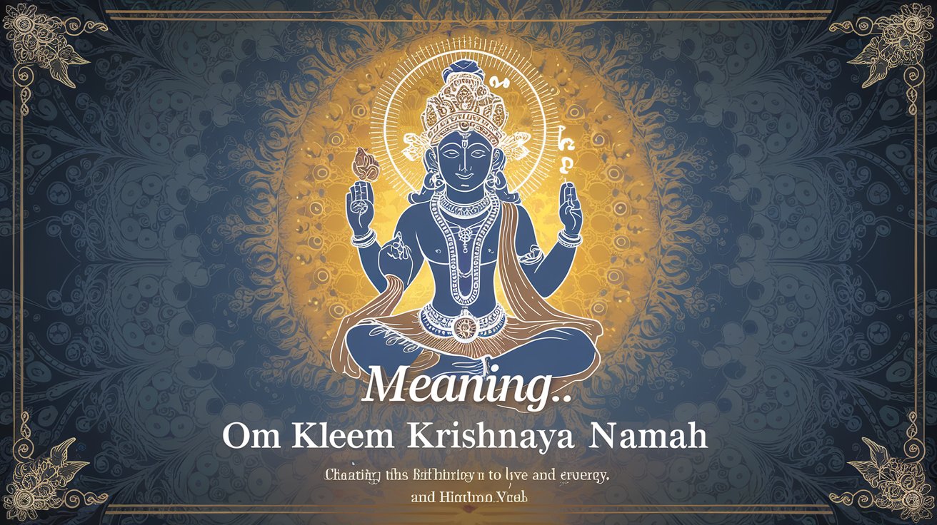 Om kleem krishnaya namah mantra