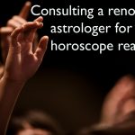 Consulting a renowned astrologer for horoscope readings